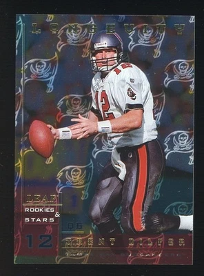 Donruss Leaf R & S Longevity #88 1998 Trent Dilfer Buccaneers 49/50 Foto 1 de 2