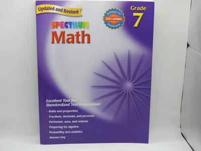 Spectrum Math Grade 7 Updated and Revised 9780769636979 Carsondellosa - Image 1 of 2