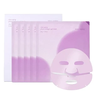 Slow Aging Phyto Kollagen Gel Maske, Kollagen, Hydrogel Maske über Nacht, 4+1 Pack - Bild 1 von 7