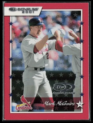 2001 Donruss Mark McGwire St. Louis Cardinals #15 - Image 1 of 2