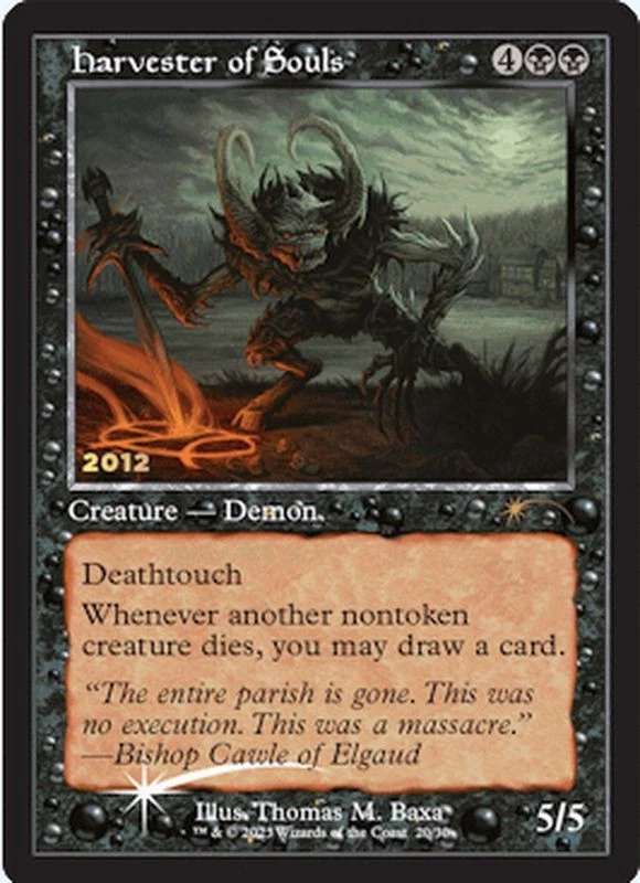 MTG FOIL 2012 Harvester of Souls English [PRM] - Image 1 of 1