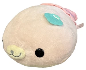 Peluche San-x Aqi 2019 Mamegoma Seal rosa sirena Sakura 3021, 14" - Imagen 1 de 8