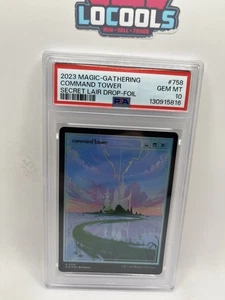2025 MTG COMMAND TOWER Full Art FOIL SLD PixelLands PSA 10 Gem Land Jubilee Art - Picture 1 of 2