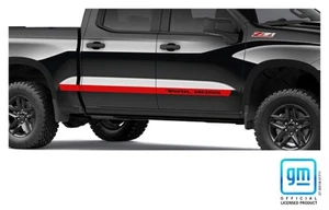 Chevy Silverado Red Trail Boss Crew and Double Cab Body Side Decals 2019-2025 - Bild 1 von 5