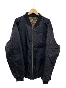 AVIREX flight jacket XXL Nylon BLK plain - Picture 1 of 9