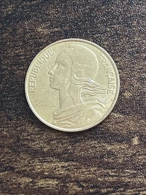 1992 France 10 Ten Centimes Actual Coin TB1414* - Image 1 of 2