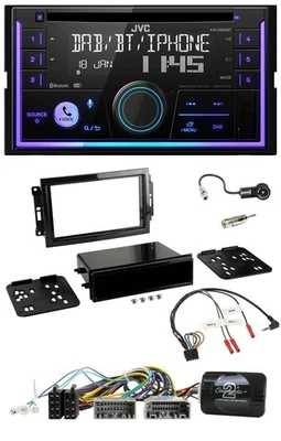 JVC Lenkrad USB 2DIN DAB Bluetooth CD Autoradio für Dodge Jeep - Bild 1 von 4