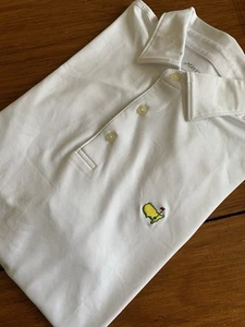 Masters Tech Herren Kurzarm Golf Poloshirt Large weiß Augusta National - Bild 1 von 5
