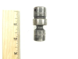 SNAP-ON 3/8" DRIVE 9/16" IMPACT SWIVEL FLEX UNIVERSAL JOINT SHALLOW SOCKET USA - Picture 1 of 5