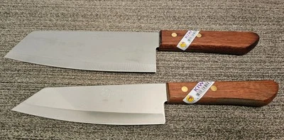No.21,No.171 Cuchillos KIWI Mango Madera Hoja Acero Inoxidable NUEVO Foto 1 de 4