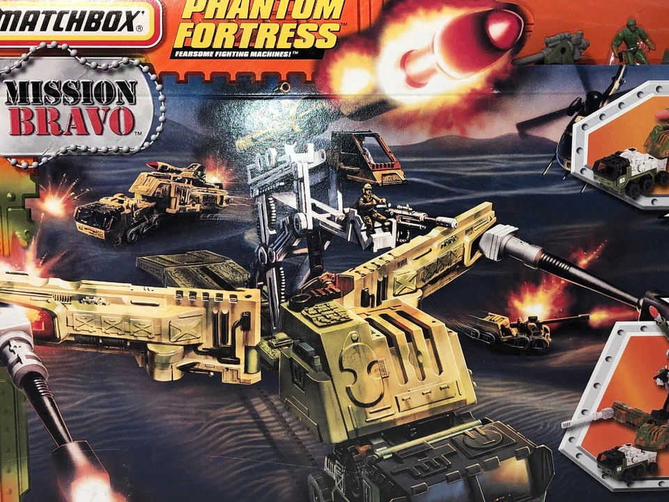 Vintage 1998 Matchbox Mission Bravo Phantom Fortress Nib Hard To Find - Image 1 of 4