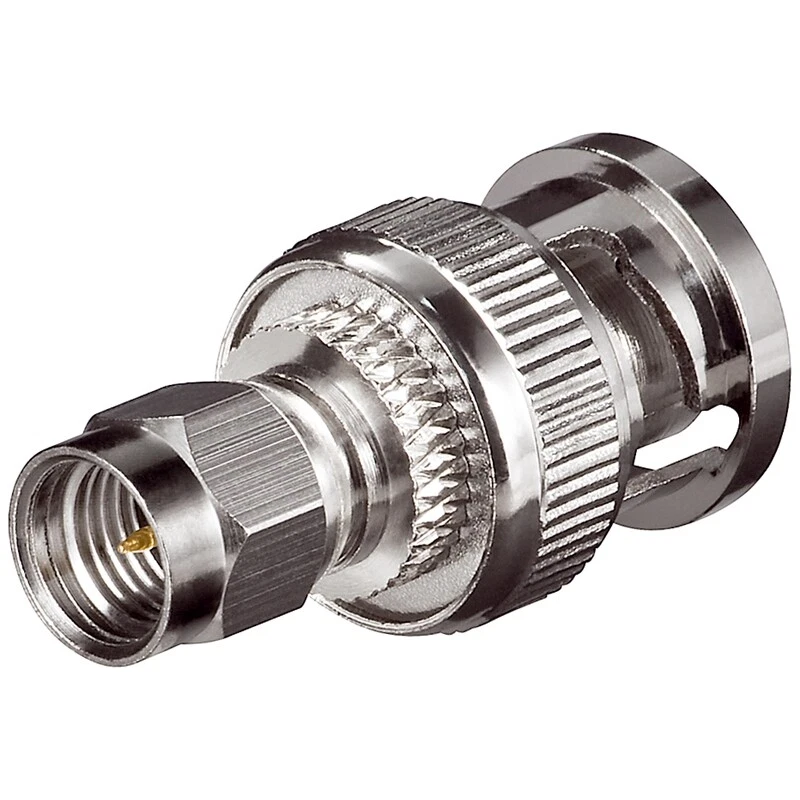 SMA-Adapter 50 Ohm SMA-Stecker auf BNC-Stecker