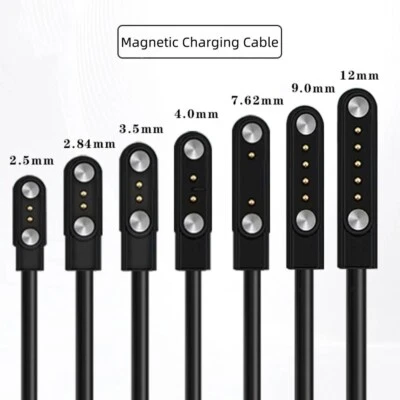 2-Pin Universal USB Data Charging Cable Magnetic Charger For Smart Watch 2.84mm - Image 1 of 4