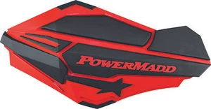 POWERMADD 1999-2009 TRX400EX Sportrax Honda SENTINAL HANDGUARDS (RED/BLACK) 3440 - Picture 1 of 1