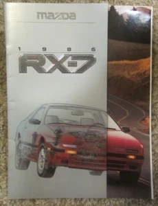 1986 Mazda RX-7 Full Color Sales Brochure - Imagen 1 de 7