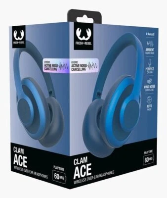 Fresh 'n Rebel Clam Ace Kopfhörer mit Geräuschunterdrückung 60 Stunden Akkulaufz - Bild 1 von 4