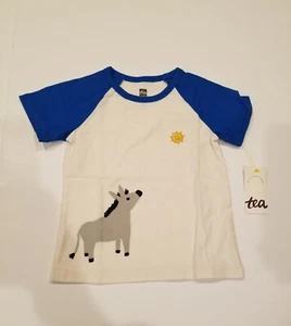 Tea Collection Donkey Baby Graphic Tee Size 18/24 Month - Picture 1 of 3