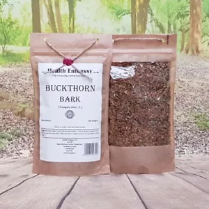 Buckthorn Bark ( Frangula alnus ) Health Embassy - 100% Natural Herbal Tea - Picture 1 of 6