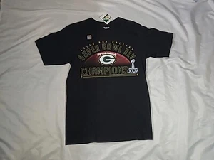 Reebok | NFL Super Bowl XLV Green Bay Packers | Long Sleeve Shirt | Mens Medium - Picture 1 of 24