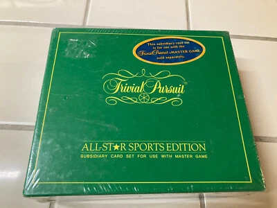 Trivial Pursuit ALL STAR SPORTS Edition Subsidiary Card Set BRAND NEW Sealed - Image 1 of 4