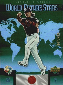 2006 UD Future Stars World Future Stars Green #14 Tsuyoshi Nishioka /499