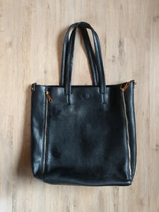 Tasche Schultertasche Kunstleder schwarz Neu - Bild 1 von 3