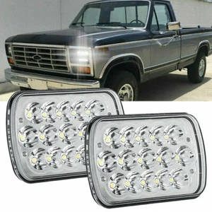 For Ford Ranger 1983-1988 7X6" LED Headlights Hi/Low Beam Super Bright Headlamps - Picture 1 of 12