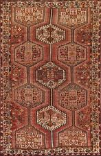 Vintage Traditional Kashkoli/ Abadeh Tribal Area Rug 5'x8' Wool Handmade Carpet