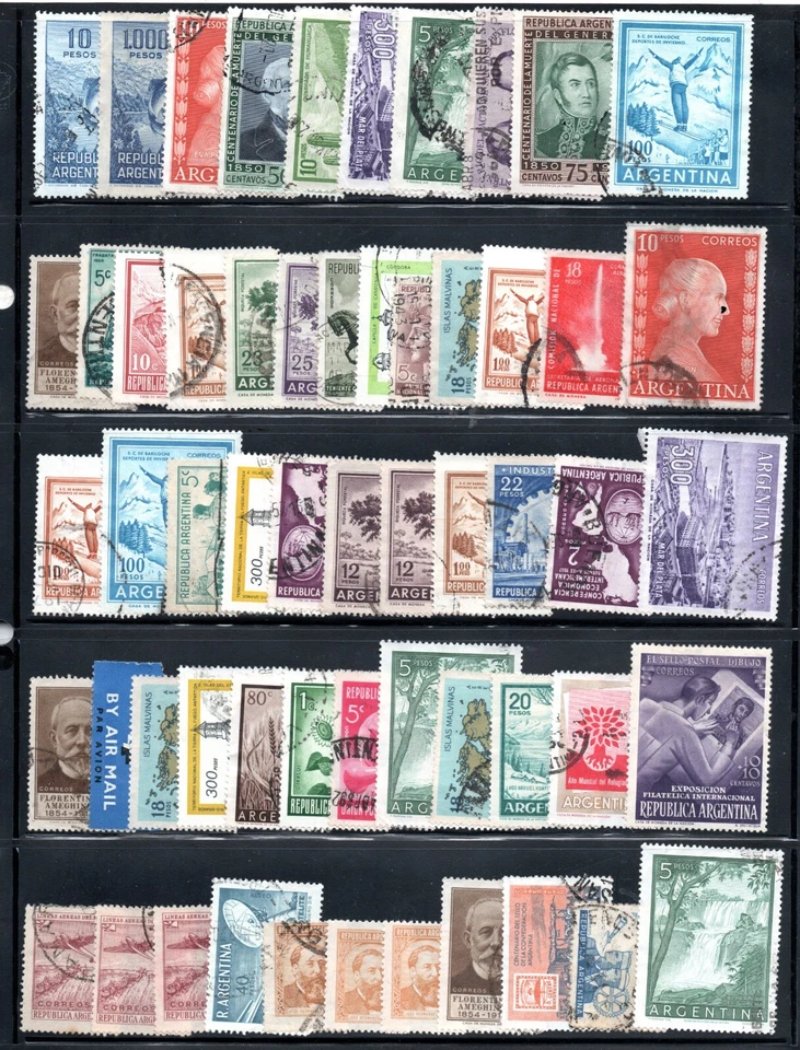 ARGENTINA, GRAN LOTE DE SELLOS , DE DIVERSAS SERIES   (NEA-244) - Image 1 of 1