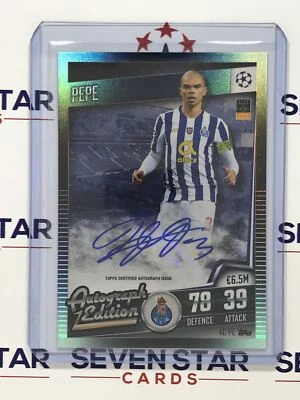 2020-21 Topps Match Attax 101 Auto - Pepe - Porto - 053/101 - Image 1 of 2