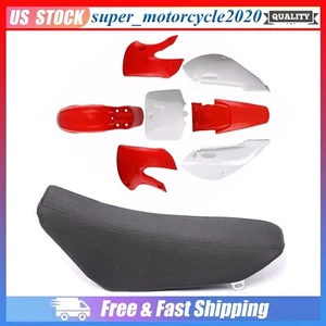Carenado de guardabarros de plástico premium + asiento para Kawasaki KLX110 KX65 SUZUKI DRZ 110 - Imagen 1 de 11