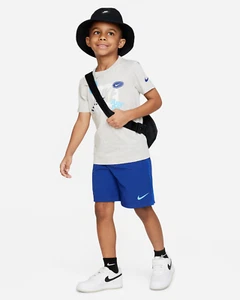NIKE Little Boys Wild Air Woven Active Shorts Deep Royal Blue Size 5 - Picture 1 of 5