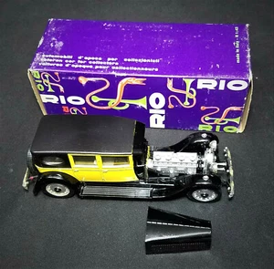 Coche diecast Rio 1927 Bugatti Royale modelo 41 amarillo #54 - Imagen 1 de 6