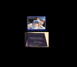 RAY NEGRON SIGNIERTES BUCH THE BOY OF STEEL NEW YORK YANKEES MIT COA SCHÖN MLB - Bild 1 von 1