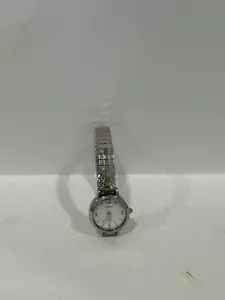 Carriage By Timex Oval Two Tone Womens Watch Stretch Bracelet w/ New Battery - Picture 1 of 4