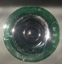 Vintage Emerald Green Art Glass 12" Platter*