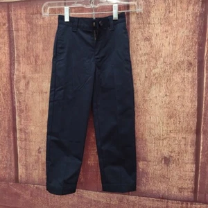 Lands End Boys Navy Pants Size 7S (2 Pair) - Picture 1 of 4