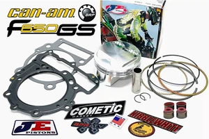 BMW F650 F650CS F650GS DAKAR JE Piston Stock Standard 100mm & Top End Gasket Kit - Foto 1 di 24