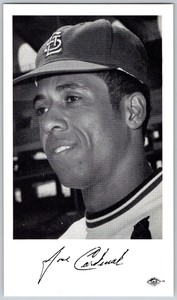 1971 St. Louis Cardinals Photocards Jose Cardenal