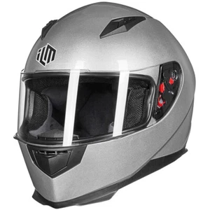 ILM Seller Refurbish Full Face Motorcycle Helmet with Neck Scarf Winter DOT - Picture 1 of 53