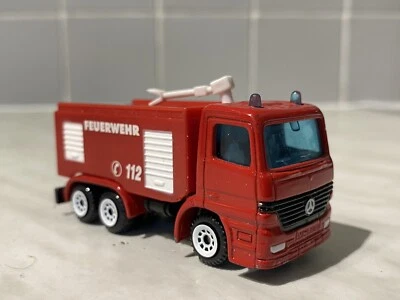 Camión de bomberos vintage Siku Mercedes Benz alemán Feuerwehr suelto ¡Raro! Foto 1 de 4