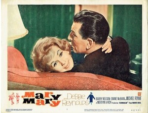 Debbie Reynolds, Mary Mary (1959) Lobby Card #7a