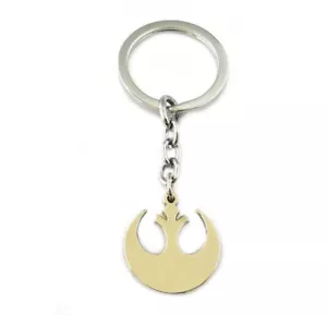 Star Wars Rebel Silvertone Movie/Films Charm Pendant Key Chain - Picture 1 of 1