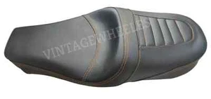 Fits For Royal Enfield Interceptor 650cc Custom Made Cushioned Dual Seat Black - Bild 1 von 5