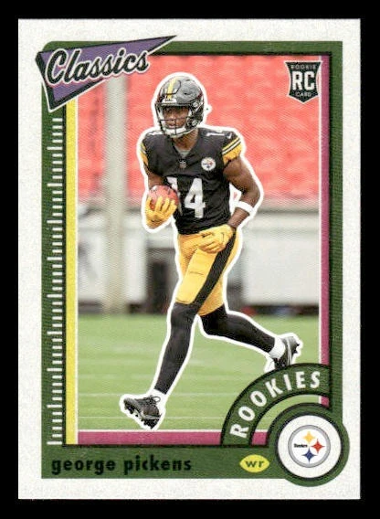 2022 Panini Classics #168 George Pickens Rookie Pittsburgh Steelers