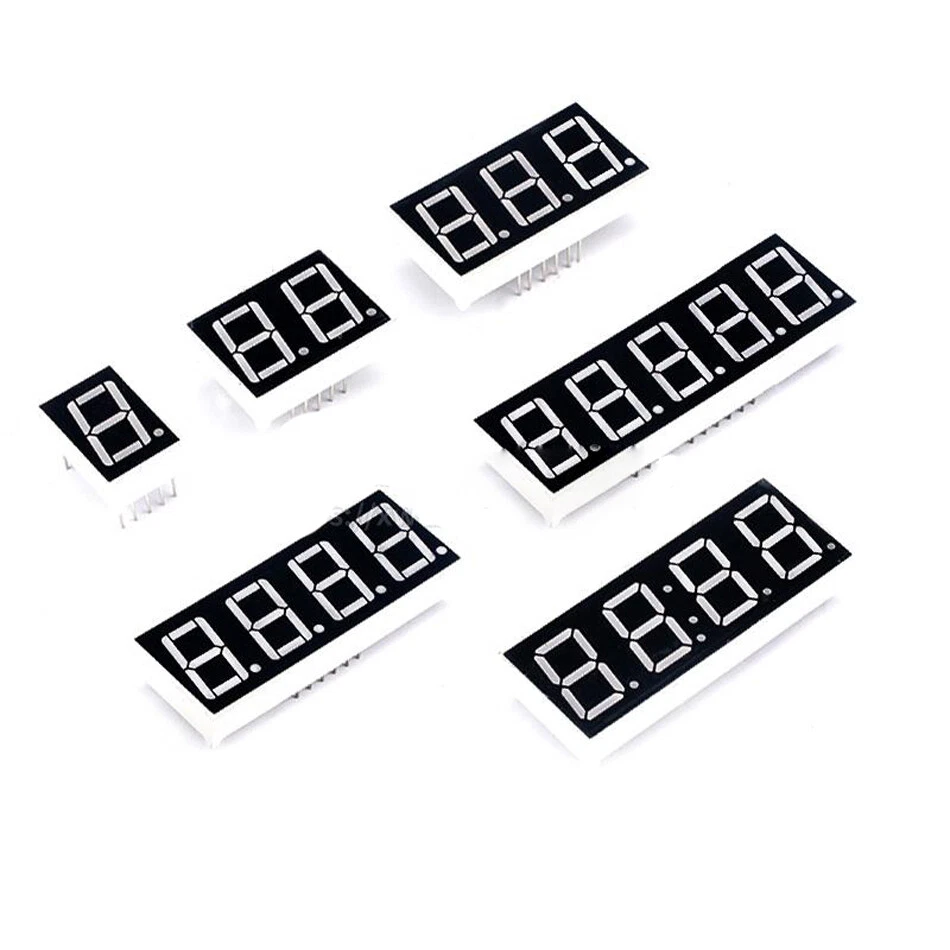 7 Segment 0.56" inch 1/2/3/4 Bits Digit CC/CA Led Display Bright Red 5461AS - Image 1 of 1