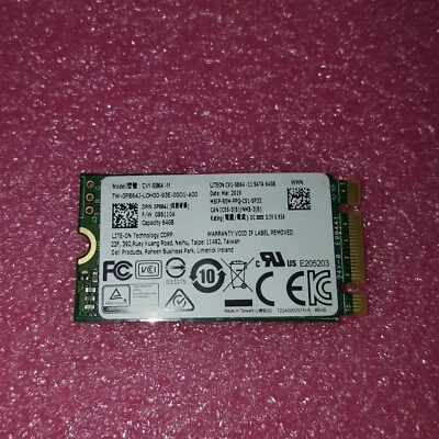 DELL P864J CV1-SB64-11 64GB M.2 Solid State Drive 40MM  - Image 1 of 4