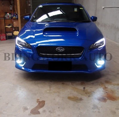 KONIK White H8 H11 H16 LED FOG Light bulb FOR 15-17 Subaru WRX STI Ford MUSTANG - Image 1 of 4