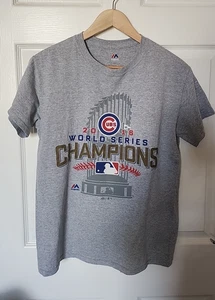 Majestic Mens Grey Baseball T-Shirt Vintage - Size Small - Picture 1 of 8