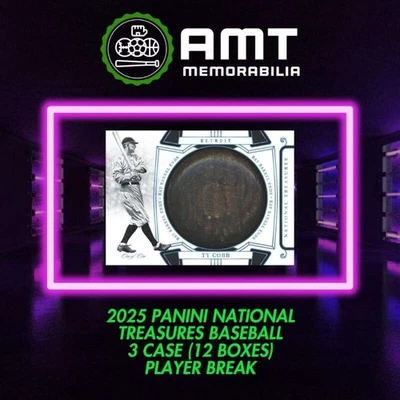 Harry Heilmann Tigers 2025 Panini National Treasures 3X Case 12X Box Break #1 - Image 1 of 3